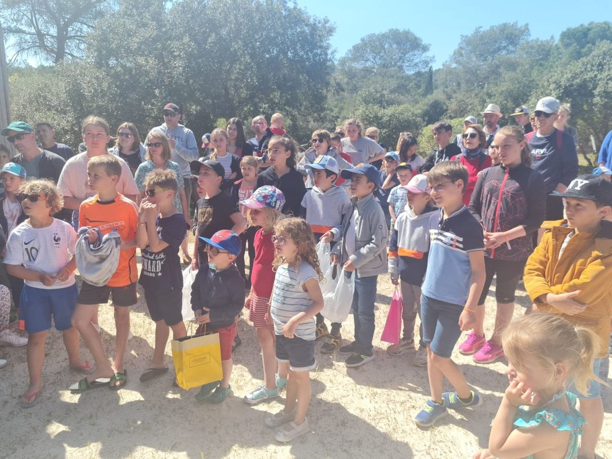 Chasse aux oeufs à Pâques